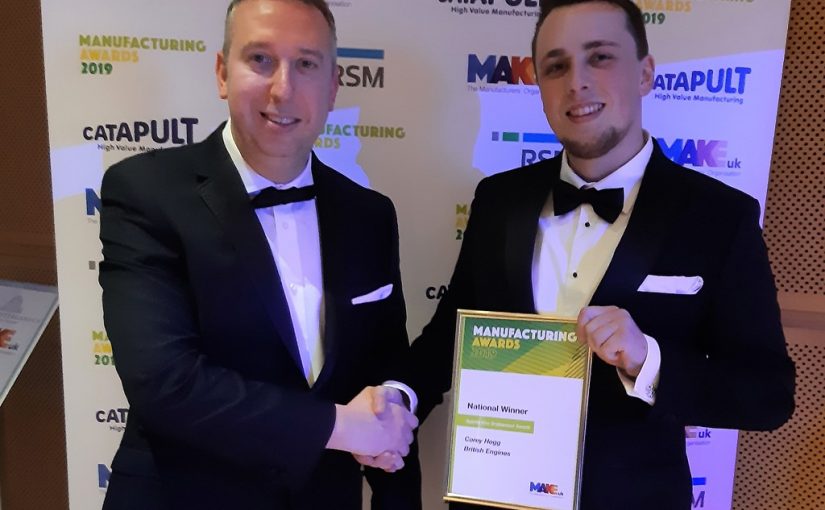 Auszubildender von Michell Bearings gewinnt National Make UK Manufacturing Award